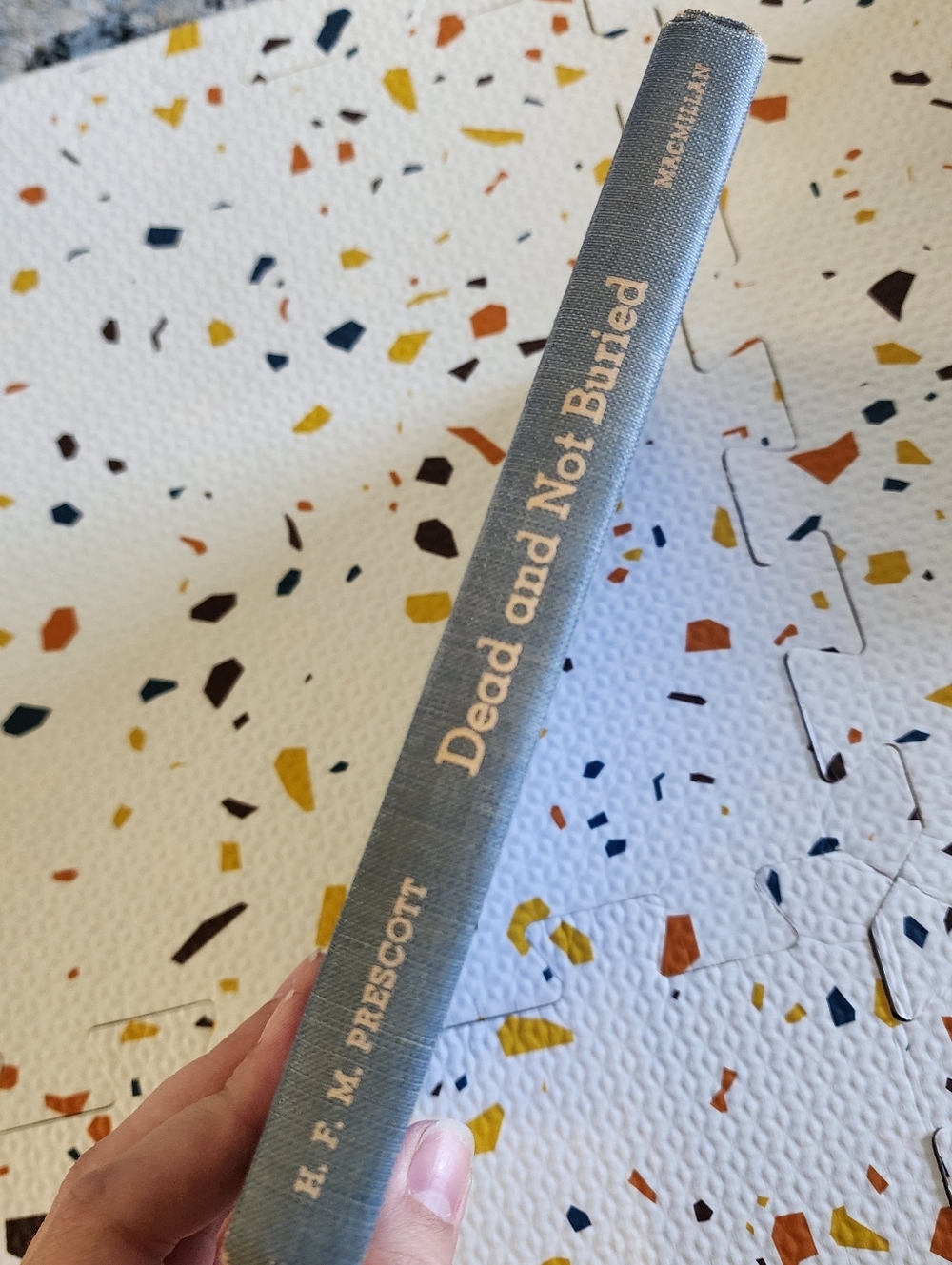 Dead and Not Buried Hardcover Book - Light Blue Hardcover  Vintage